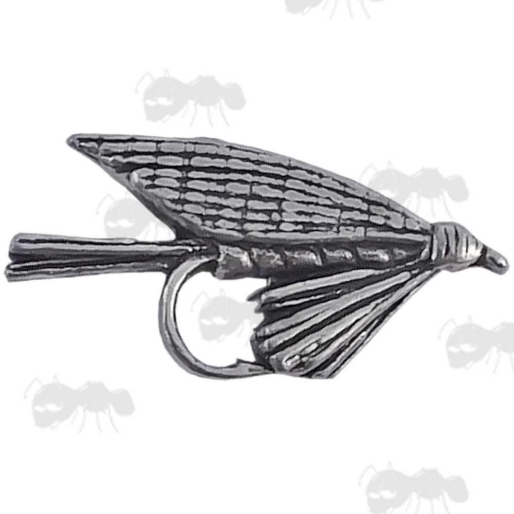 Small Fly Pewter Pin Badge
