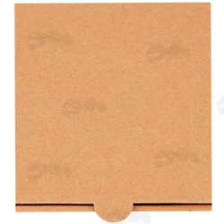 Assembled Brown Cardboard 5 Inch Square Pizza / Side Order Boxes with Integral Lid