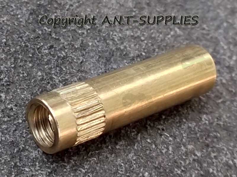 Parker Hale Brass Adapter for .22 US Swabs to UK Rifle Barrel Cleaning Rods