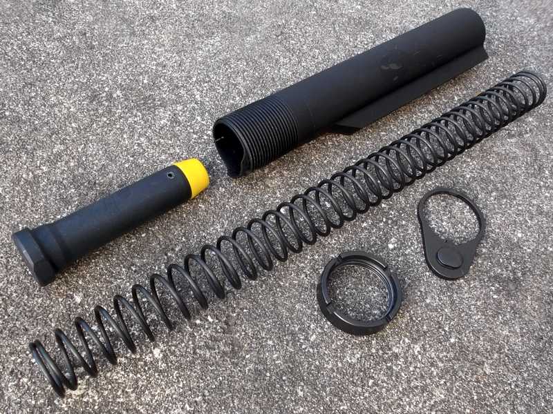 Mil-Spec Spring, Tube and Buffer Set for AR Rifles