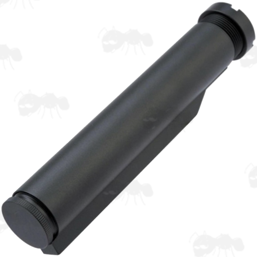 Com-Spec Buffer Tube with Internal Storage Compartment and Castle Nut for AR Rifles