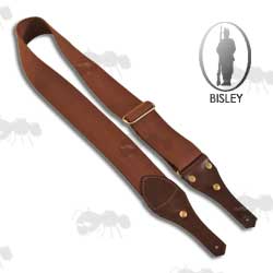 Brown Canvas and Leather Gun Sling