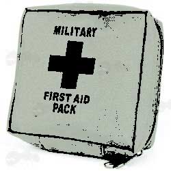 Green Military First Aid Pouch
