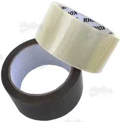 66 Metre Roll of 48mm Wide Buff and Clear Original Sticky Tape
