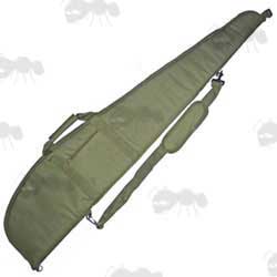 Olive Green Carry Bag for Rifle with Scope Fitted