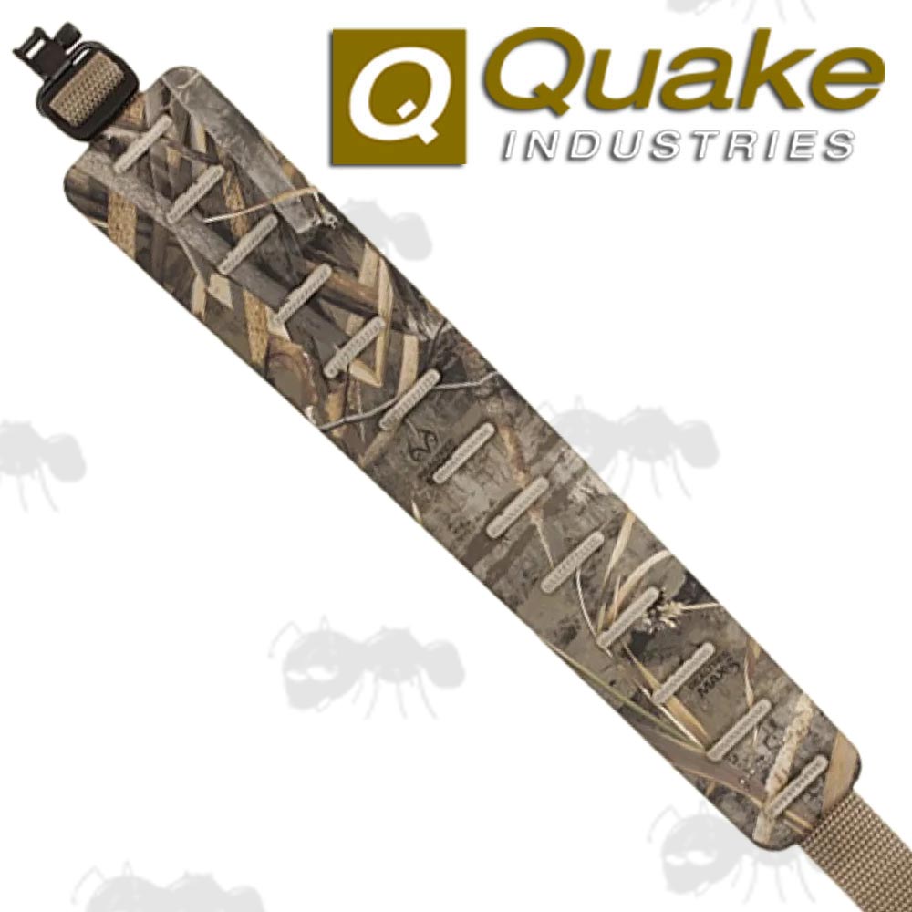 Quake RealTree Max 5 Camouflage Claw Rifle Sling with QD Swivels