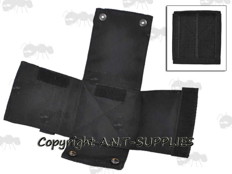 Black Counterweight Pouch for Army Helmets