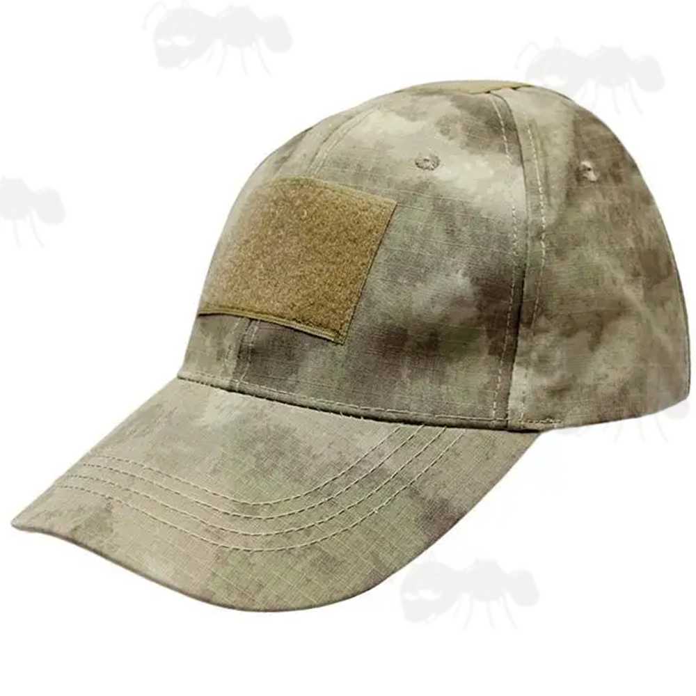 All Terrain Camouflage Baseball Cap with Negative Velcro Patch Holder