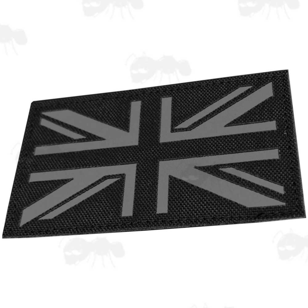 Grey Infrared Reflective UK Flag Morale Patch