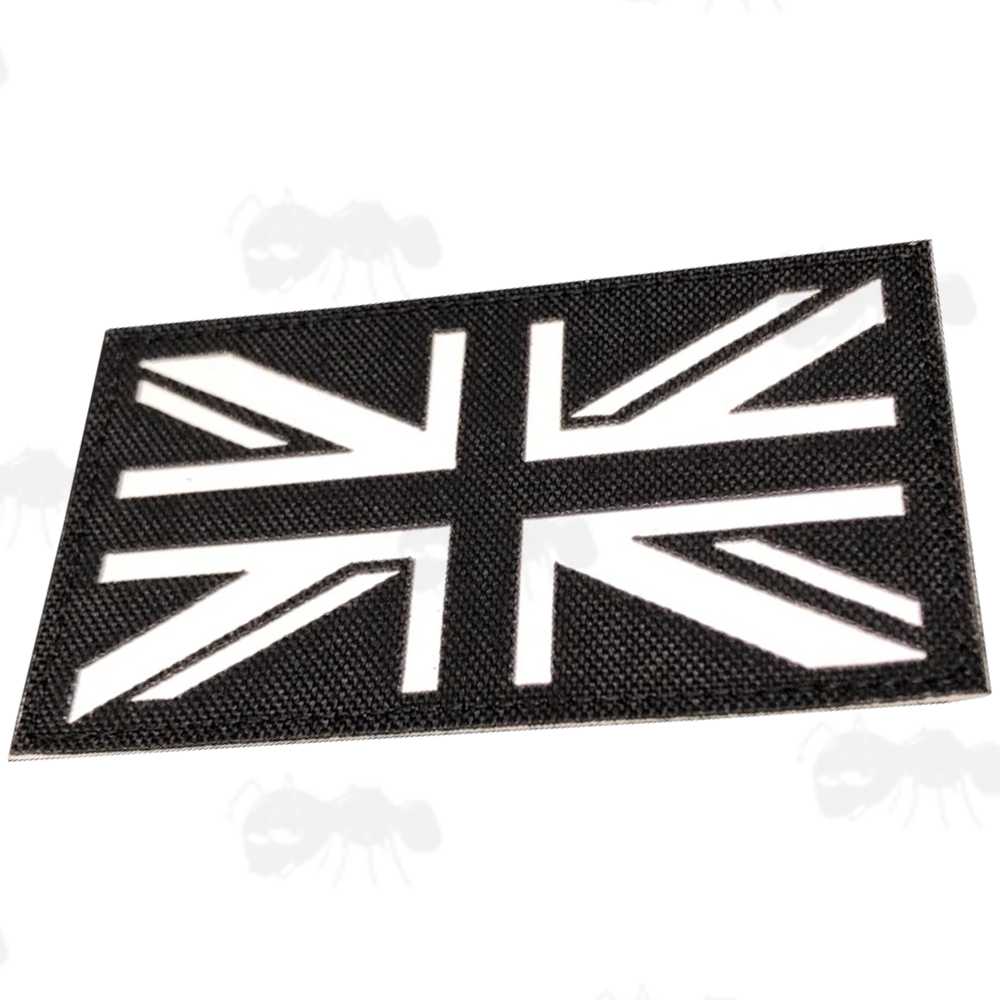 White Infrared Reflective UK Flag Morale Patch