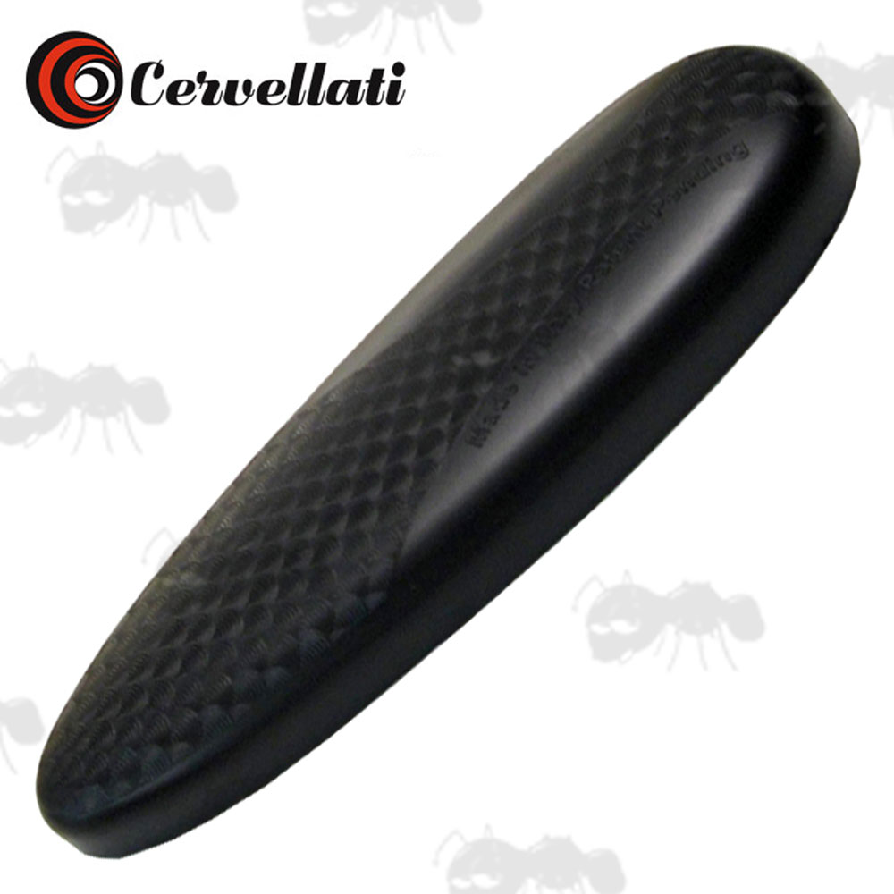 15mm Thick Black MicroCell Rubber Next Gen Recoil Pad by Cervellati srl