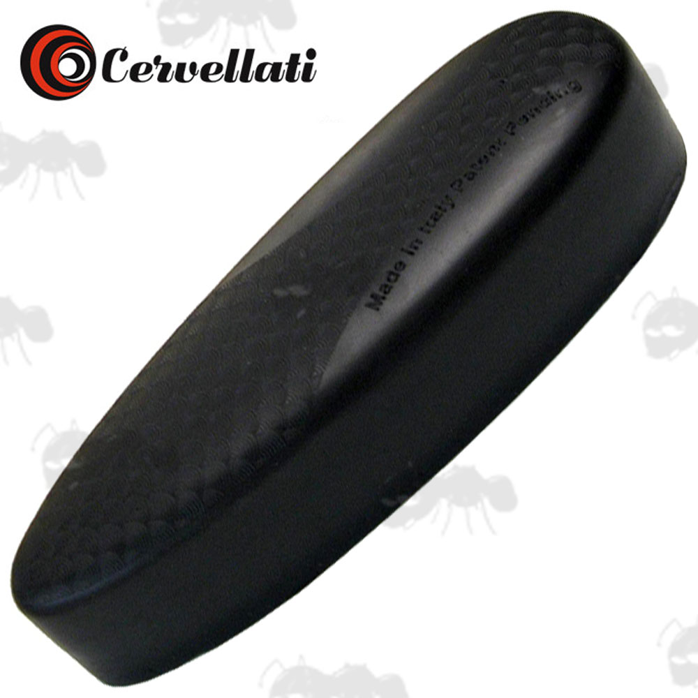 23mm Thick Black MicroCell Rubber Next Gen Recoil Pad by Cervellati srl