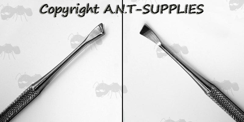 Close-Up of The Double Ended Stainless Steel Gun Cleaning Pick Bar Ends