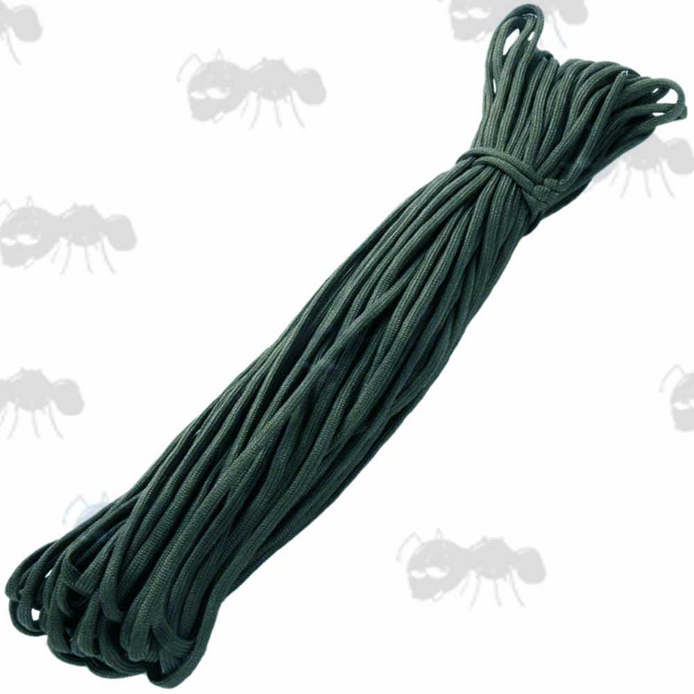 30 Metres Forest Green Coloured Paracord