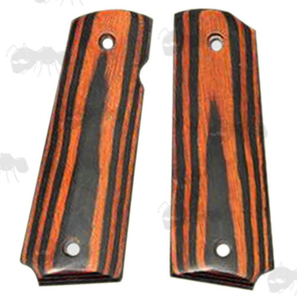 Airsoft 1911 Wood Handgun Grips Wooden M1911 Pistol Grip