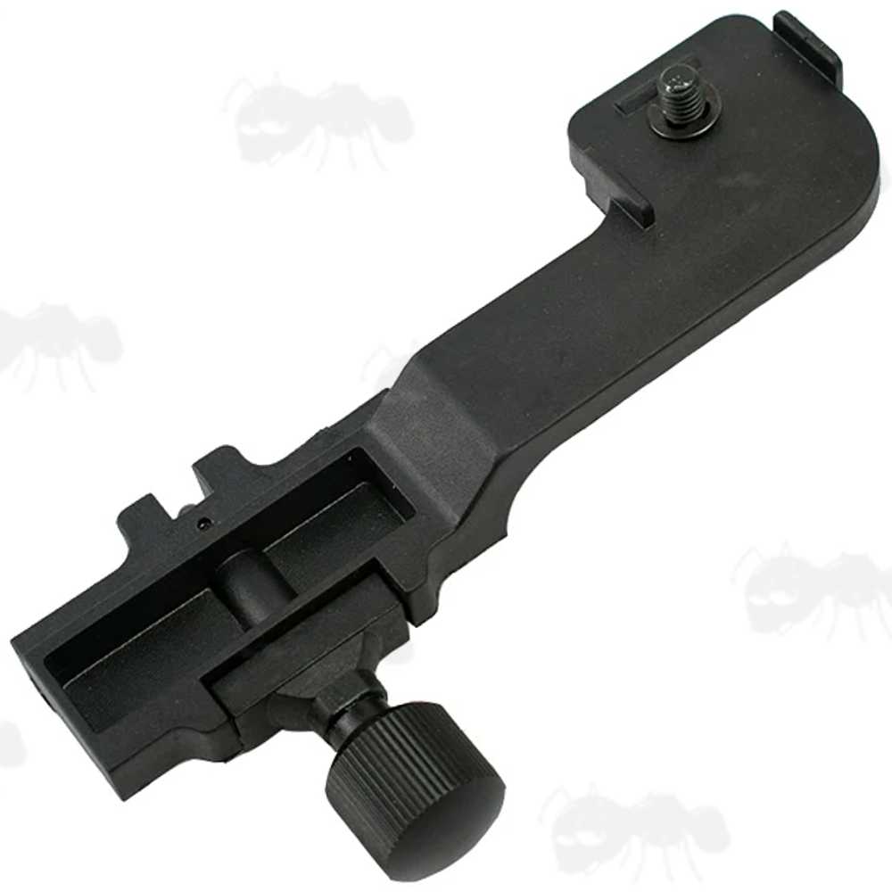 Black Polymer Rail Mount Adapter for PVS-14 Style Night Vision Monoculars
