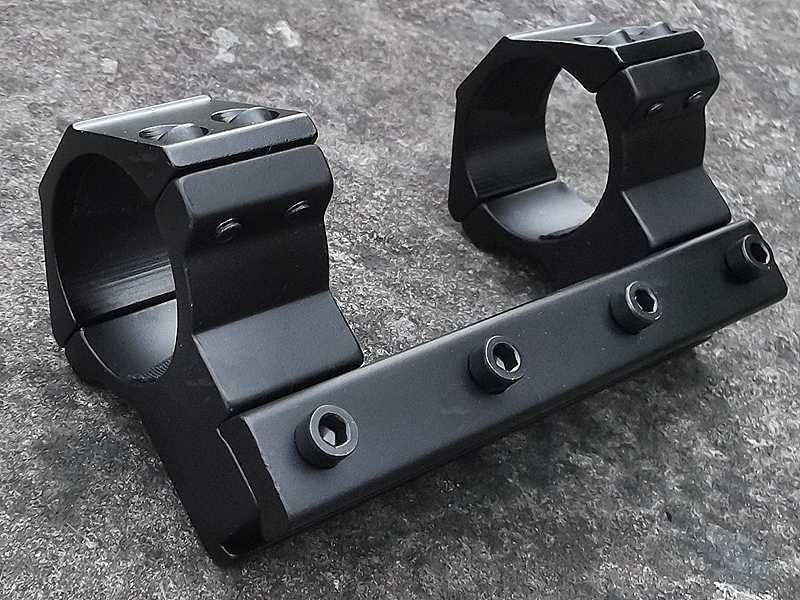 Long Base, One Piece, High-Profile 30mm Scope Ring Mounts for Dovetail Rails with Flat Tops