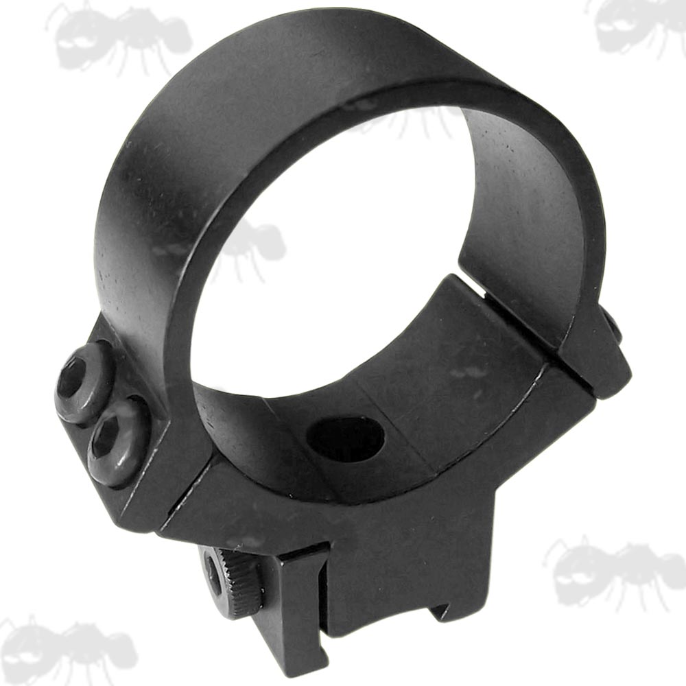 Darth Medium-Profile Double-Clamped Arched 30mm Scope Ring for Dovetail Rails