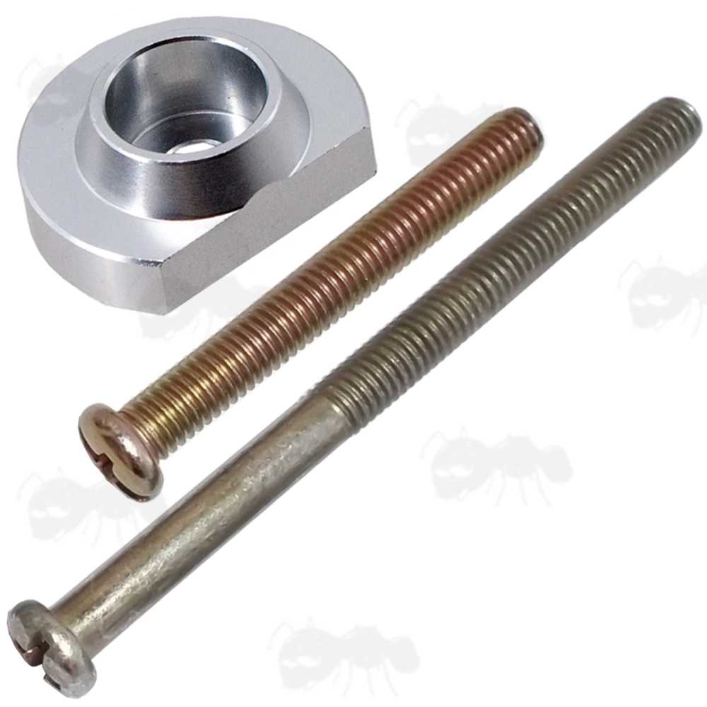 Metal Airsoft Buttstock Buffer Tube Holder with Screws