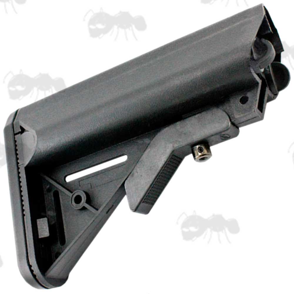 All Black AR-15 SOPMOD Collapsible Rifle Buttstock