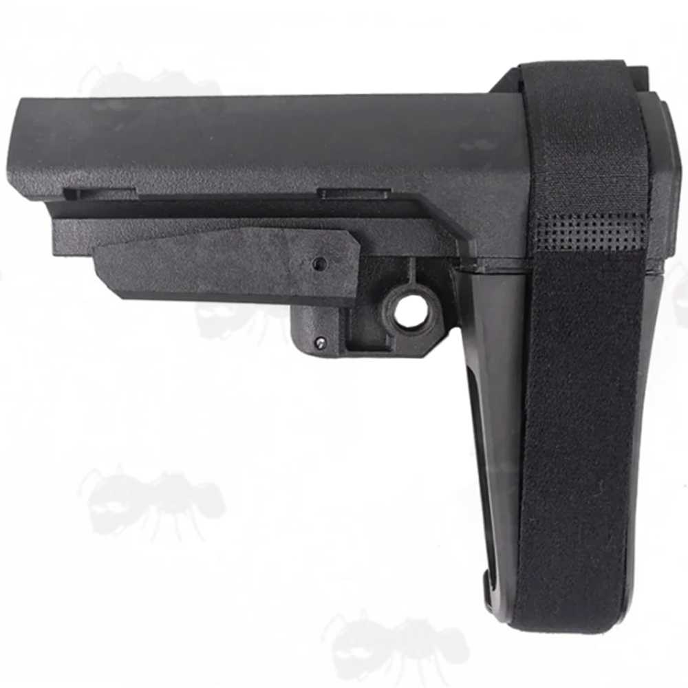 Pistol Brace Style Collapsible Tactical Rifle Buttstock