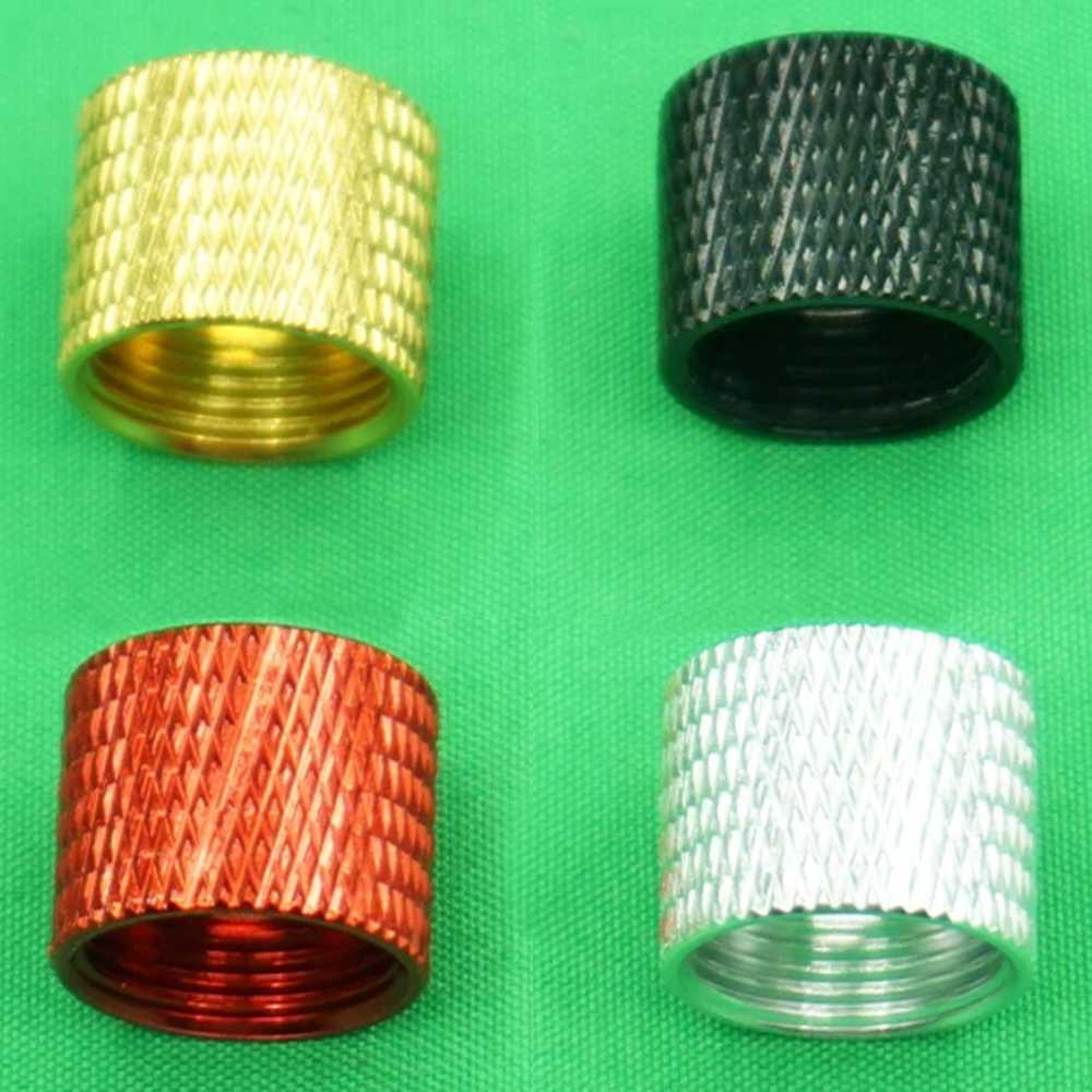 Black, Red 14mm CCW Pistol Barrel Thread Guards