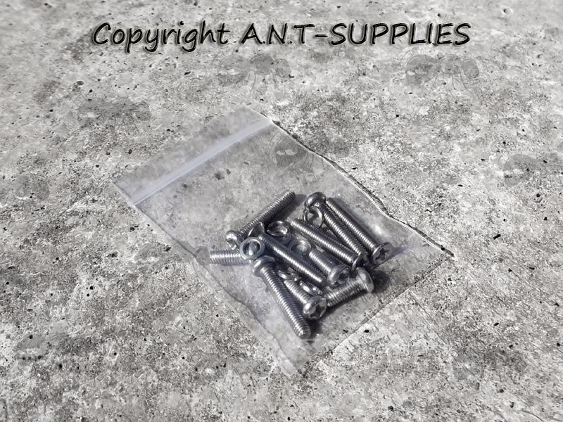 Airsoft M4 Gear Box Screws Stainless Steel AEG Rifle Upgrade