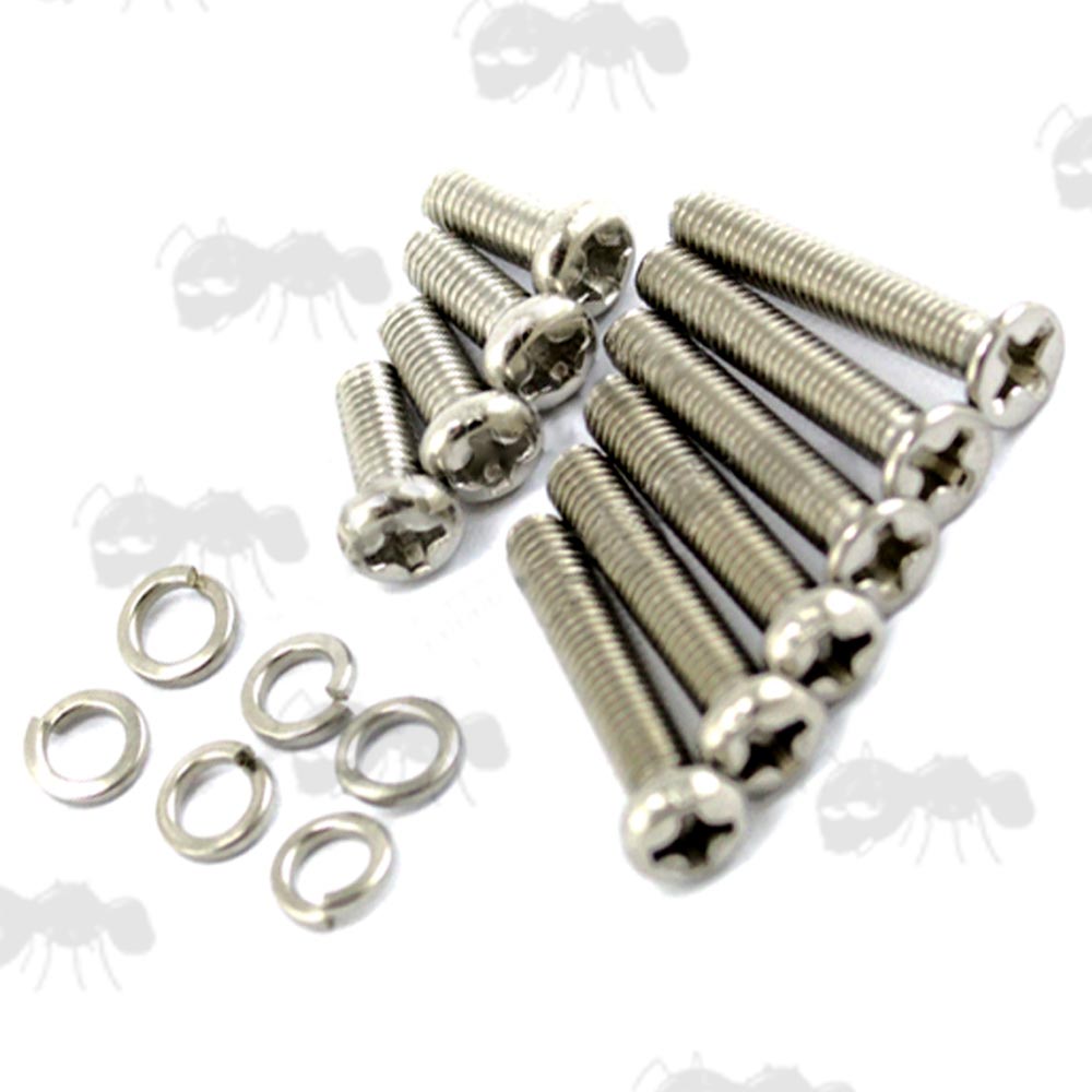 Airsoft M4 Gear Box Screws Stainless Steel AEG Rifle Upgrade