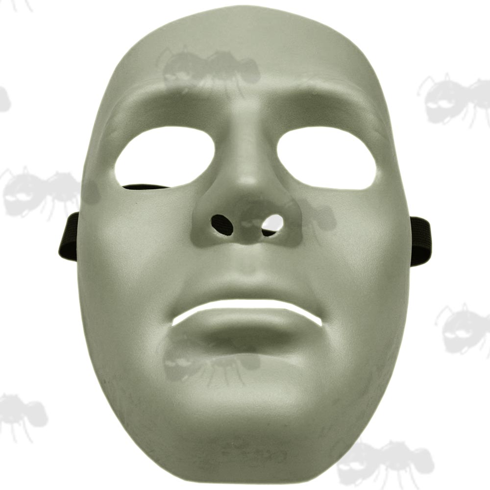 Olive Green Plastic Koei Man Face Airsoft Mask