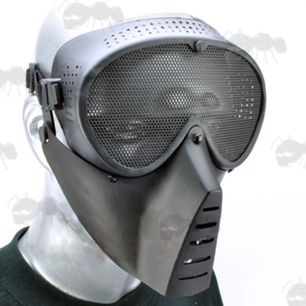 DISCONTINUED Sensei Airsoft Mask Black Masks Free UK Mainland