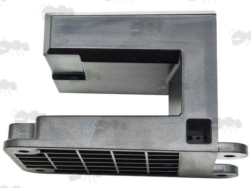 Thick Black ABS Plastic Wall Display Mount for Airsoft AR Style Rifles