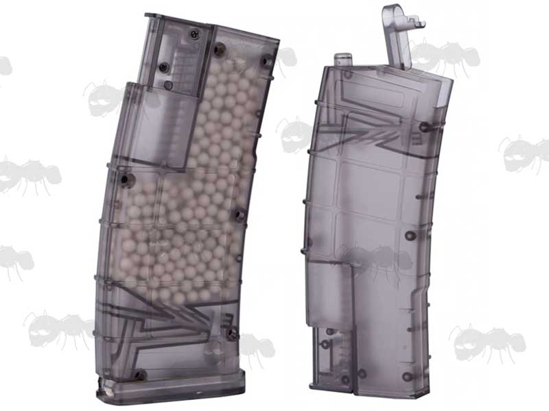 Airsoft BB Speedloaders 6mm SpeedLoader Rifle Mag Shaped Loader