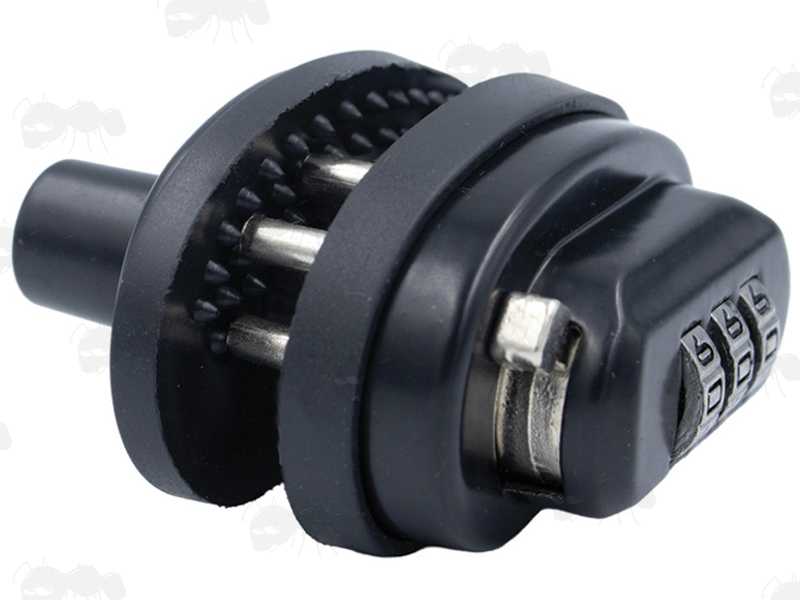 Bisley All Black Gun Trigger Lock with Combination Code