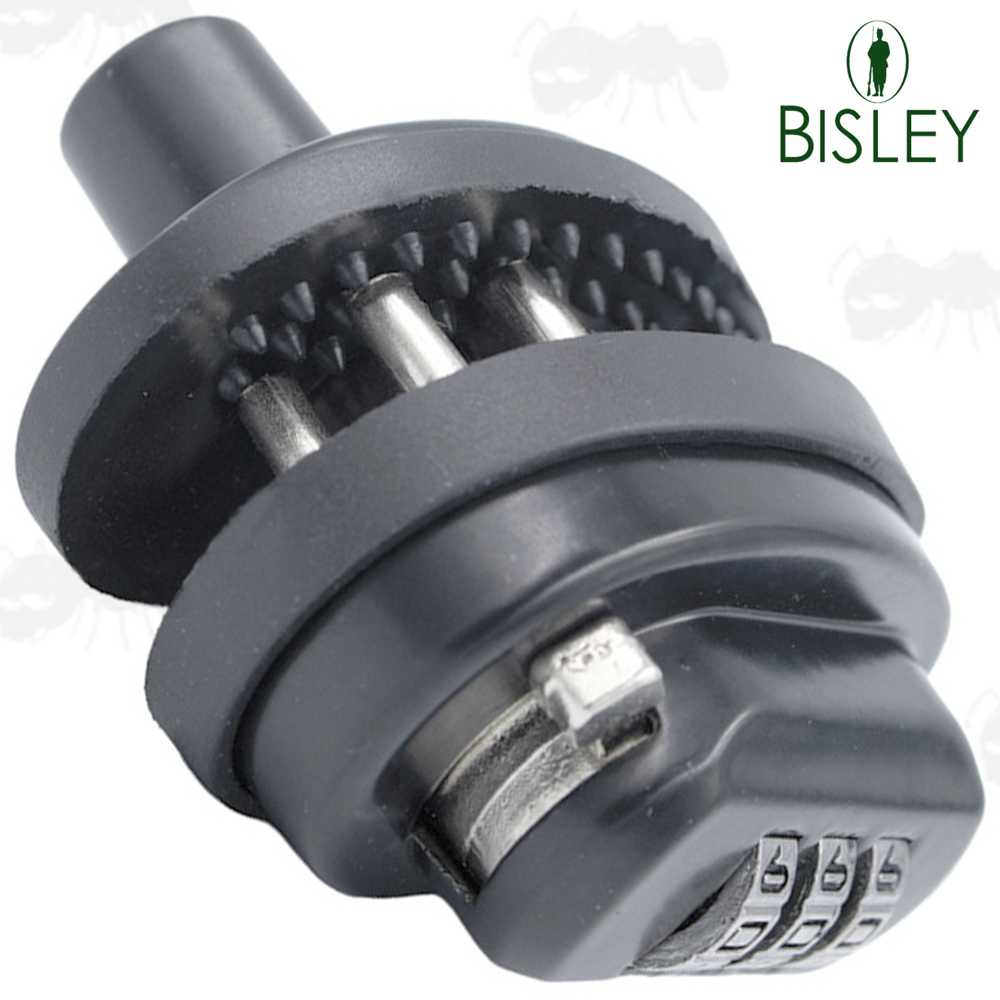 Bisley All Black Gun Trigger Lock with Combination Code