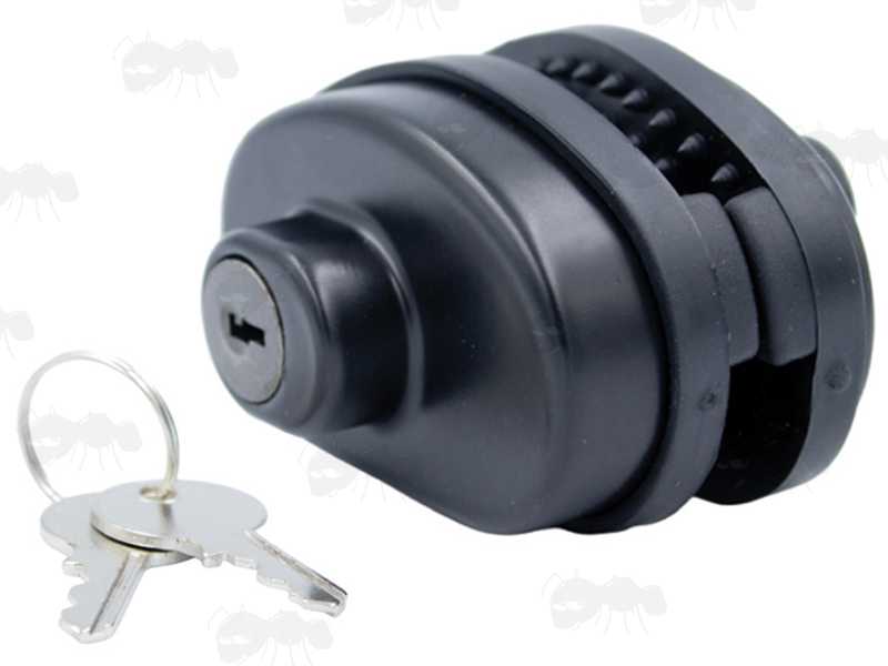 Bisley All Black Gun Trigger Lock with Two Keys
