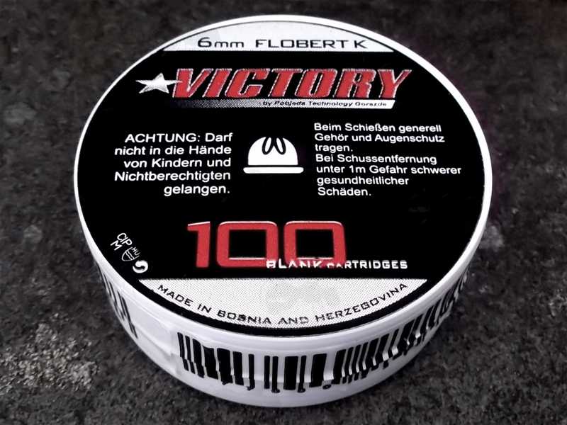 Tub of .22 Crimped 6mm Calibre Rifle Blanks