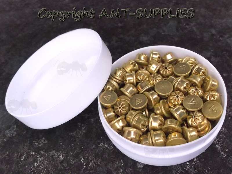 Open Tub View of .22 Crimped 6mm Calibre Rifle Blanks