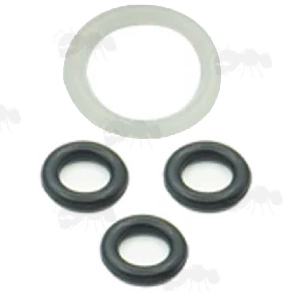 Pack of Four O-Ring Seals for the 12g Co2 Capsule to Paintball Tank Adapters