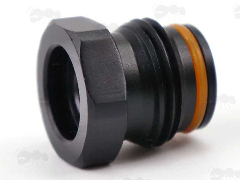 Threaded 8g / 12g / 16g / 25g Co2 Capsule to ASA Paintball Thread Adapter