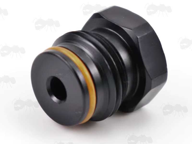 Threaded 8g / 12g / 16g / 25g Co2 Capsule to ASA Paintball Thread Adapter