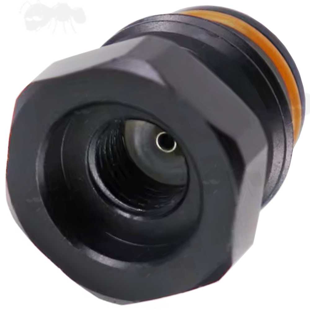 Threaded 8g / 12g / 16g / 25g Co2 Capsule to ASA Paintball Thread Adapter