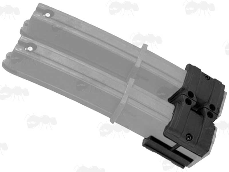 Double Magazine Coupler For PMAG Airsoft – Polymer – Choose Black, Tan, Or Green