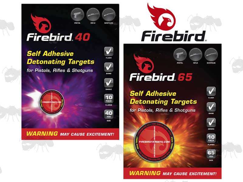 Firebird Reactive Exploding Targets Airgun Rifle Shotgun Target Range