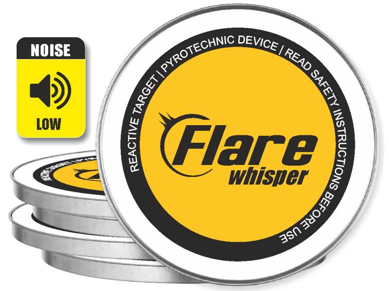 38mm Diameter Flare Whisper Silent Exploding Target
