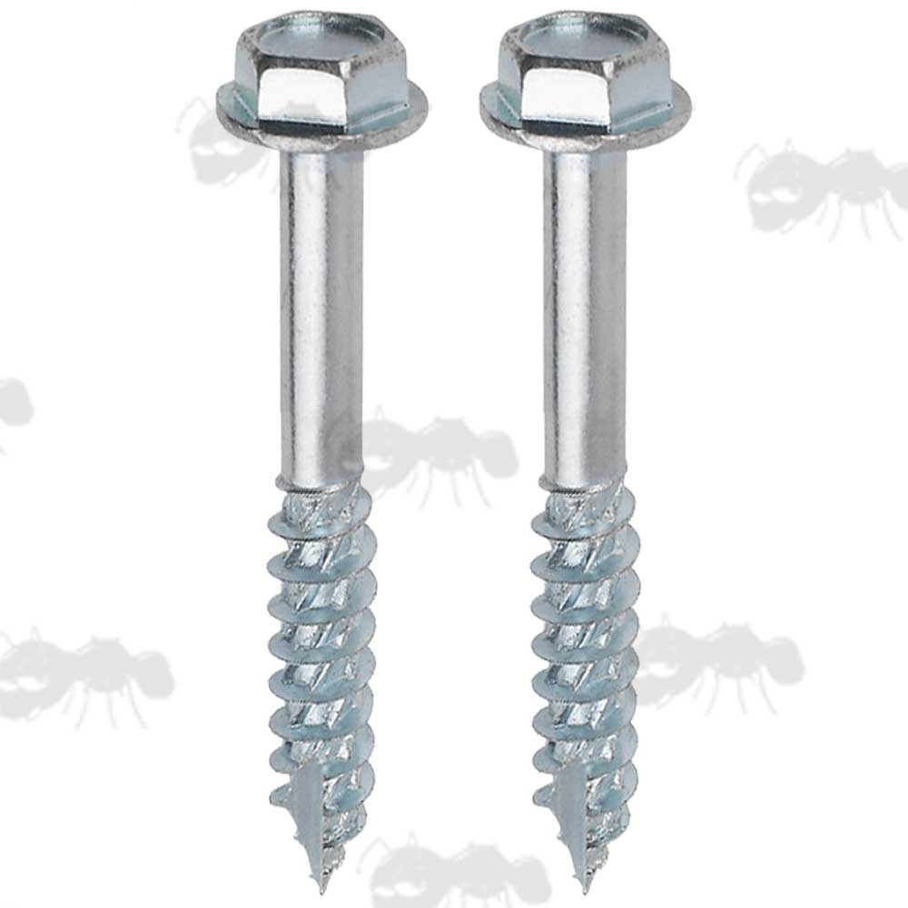 Pair of 75mm Long Coach Bolts for Gun Safes and Cabinets