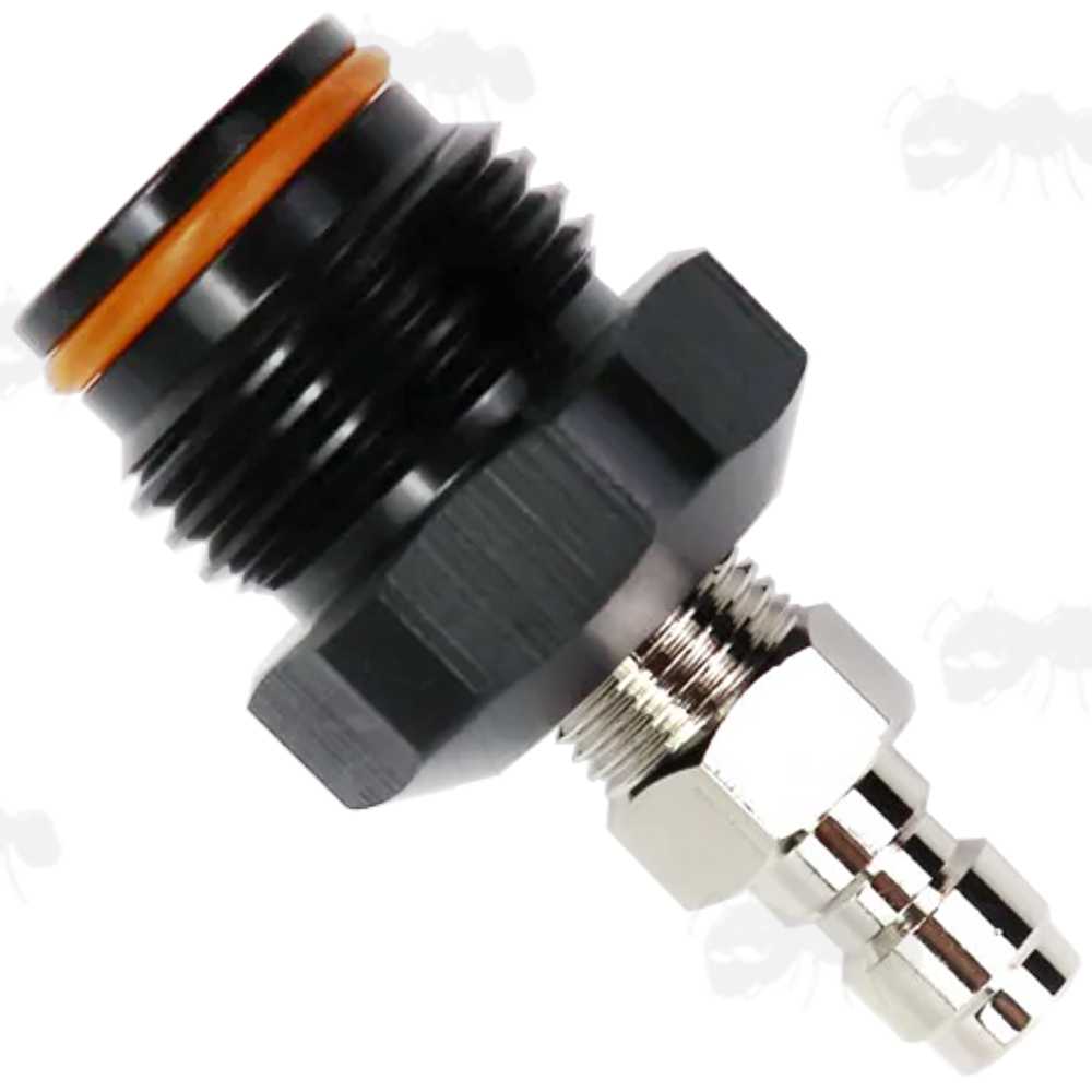 8mm Quick-Attach Plug To Paintball Air Source Adapter