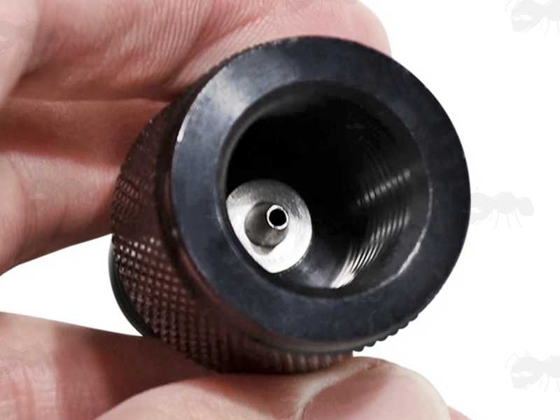 Inner Thread View of The 88g Co2 Capsule to M16x1.5mm Thread Adapters for AirSource Airguns