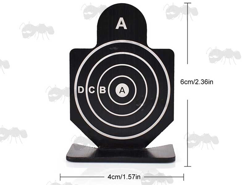 Black Airsoft Knock Down Circle Targets