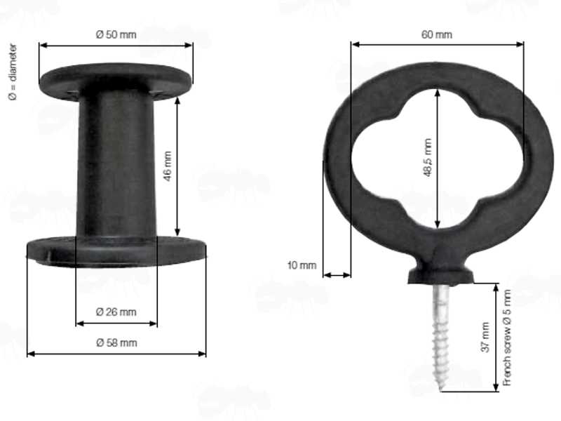 Dimensions of The Nor-Lyx Wall Mounted Gun Display Mount Lock