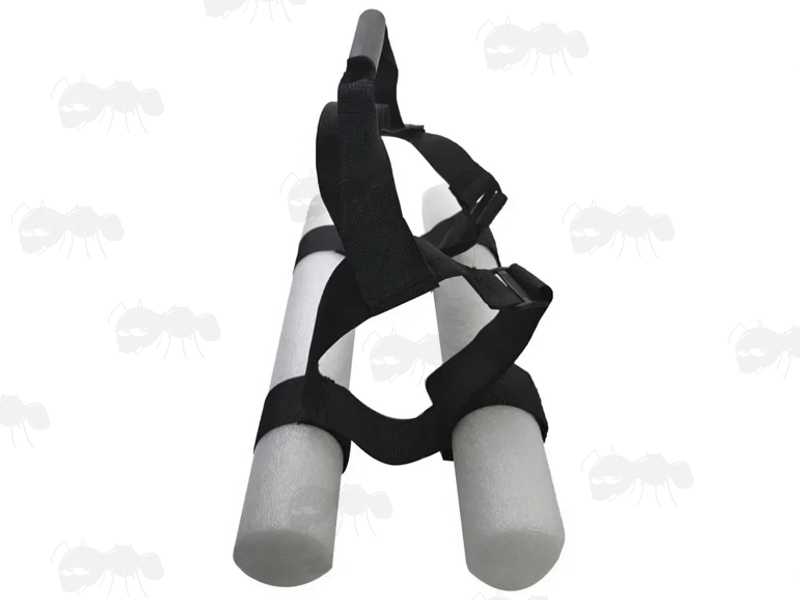 PCP Airgun Cylinder Carry Handle with White Foam Anti-Roll Cradle